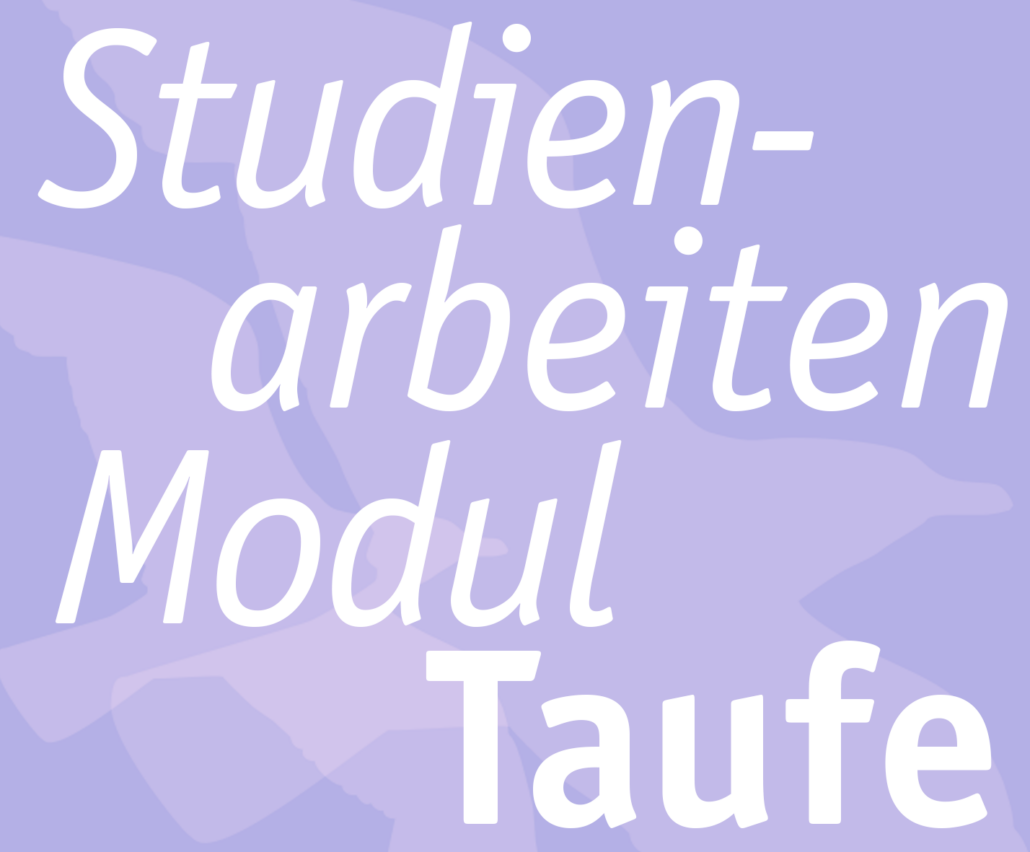 Studienarbeiten 2026 -Modul Taufe Studienarbeiten 2026 -Modul Taufe